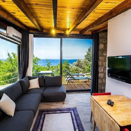 Private Pool With Garden For 2 People In Fethiye, Faralya - Awz 228 빌라