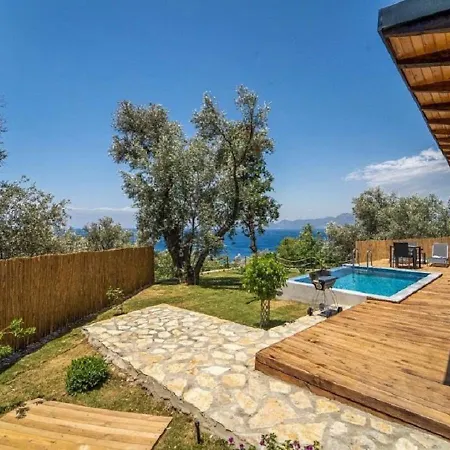 Private Pool With Garden For 2 People In Fethiye, Faralya - Awz 228 빌라 페티예